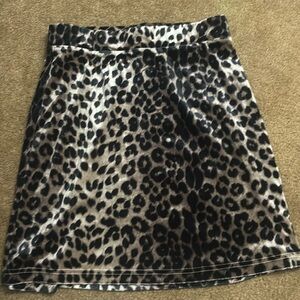 Leopard Windsor Skirt